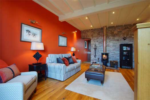 Exterior of The Coach - the dog-free luxury cottage at the Ty Mawr Collection